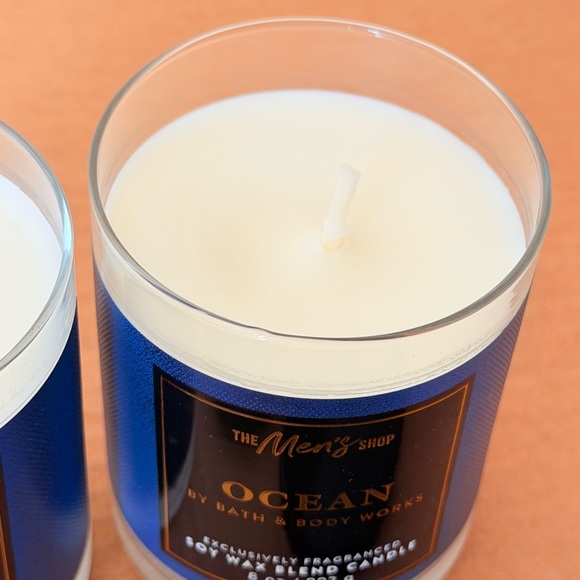 2 X Bath & Body Works Ocean Soy Wax Blend Single Wick Candle 8 oz - Picture 7 of 11